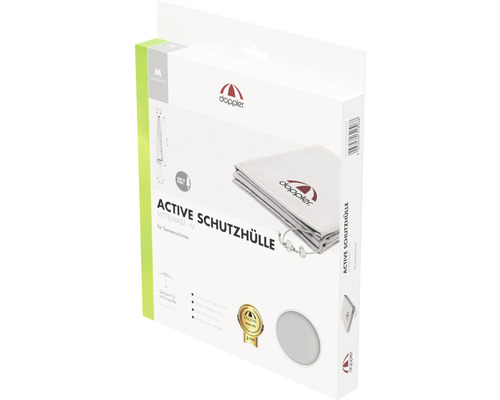 Verpakking van Doppler beschermhoes Active Middenmast M voor parasols