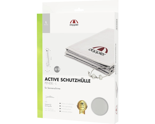 Verpakking van de Doppler beschermhoes voor parasols