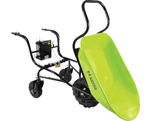 Gemotoriseerde kruiwagen met bak