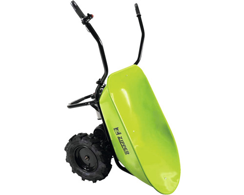 Gemotoriseerde kruiwagen met bak en banden