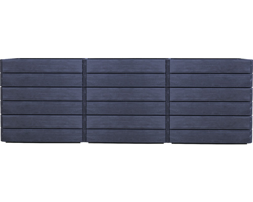 Houten gevel met horizontale planken