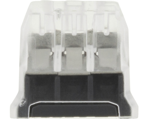 Drievoudige Wago-klem voor elektrische verbindingen