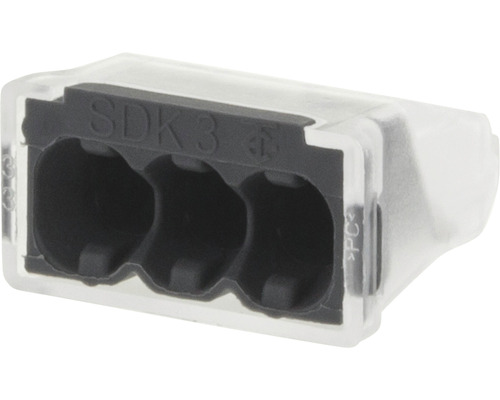 Q-LINK Lasklem 3-polig 1,0-2,5 mm², 10 stuks