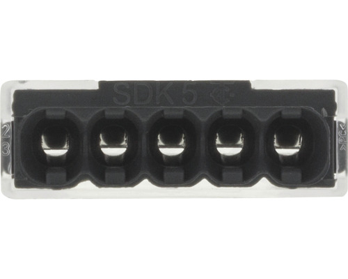 Vijfpolige stekker voor elektrische verbindingen