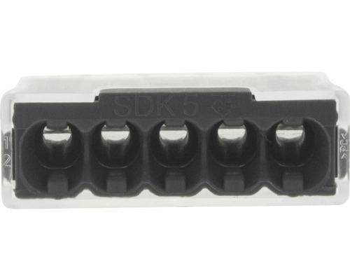 Vijfvoudige verbindingsklem