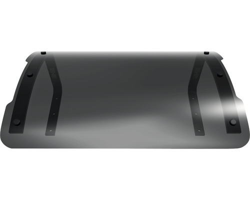 Windscherm voor zitmaaier, transparant