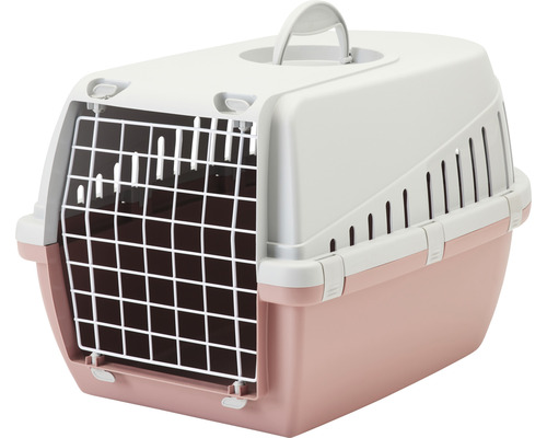 Transportbox voor huisdieren met metalen roosterdeur en handgreep