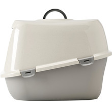 Gesloten kattenbak met handvat