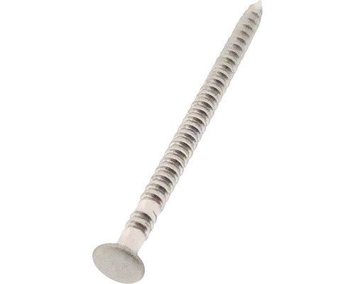 Een enkele draadnagel met groeven