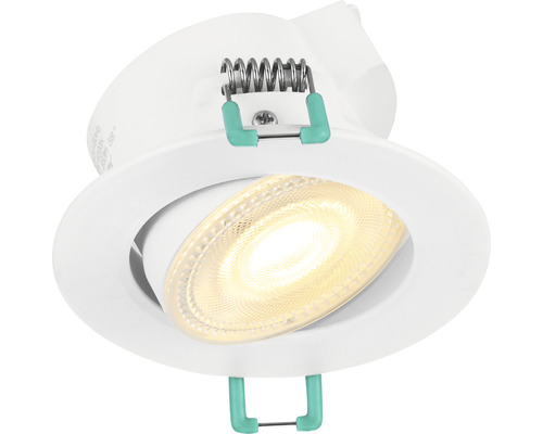 Plafondinbouwspot met lamp