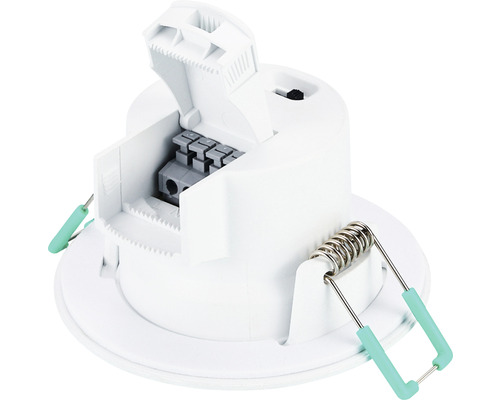 Plafondinbouwspot met veerbevestiging