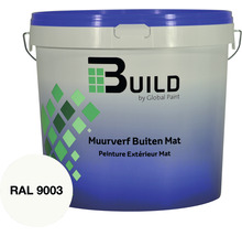 BUILD Muurverf buiten mat RAL 9003 5 l