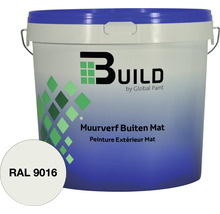 BUILD Muurverf buiten mat RAL 9016 5 l