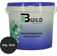 BUILD Muurverf buiten mat RAL 7016 5 l