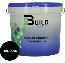 BUILD Muurverf buiten mat RAL 9005 5 l