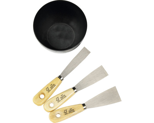 Spatelset met mengbeker