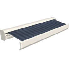 Zonnescherm met streepmotief