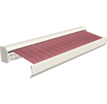 Zonnescherm met streepjespatroon voor zonwering