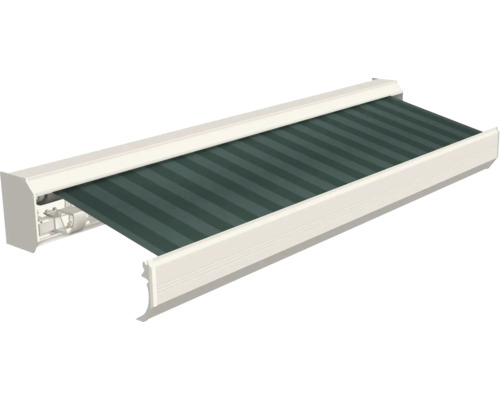 SOLUNA Zonnescherm Solide Luxe 500x300 cm met smart motor links, dessin 388 Terraszonwering met streepmotief