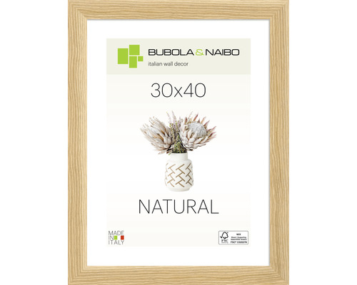 BUBOLA&NAIBO Fotolijst hout 6110/03 eiken 30x40 cm
