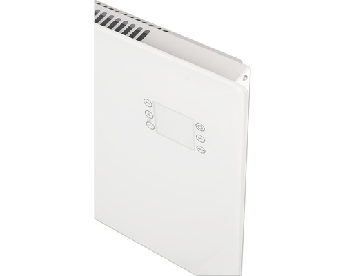 Witte elektrische verwarming met digitaal display