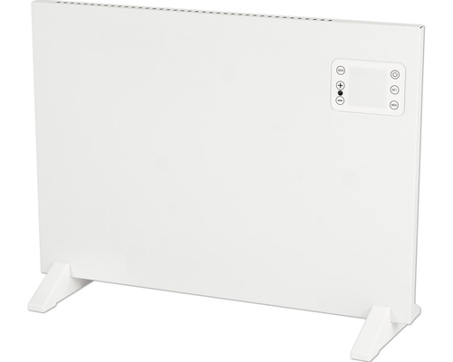 Elektrische radiator met digitale bediening en voetstukken