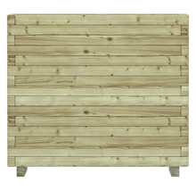 Houten plantenbak voor de tuin