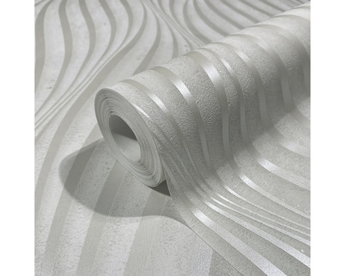 Rol behang met golfpatroon
