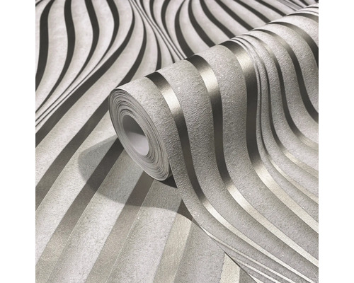 Rol behang met streepmotief