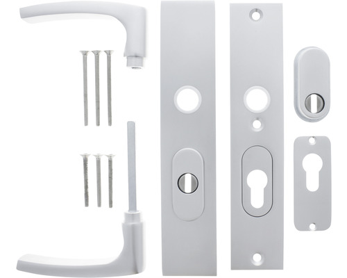 ARON Veiligheidsbeslag kortschild kruk/kruk PC55/72 anti-kerntrek aluminium F1 Raamkrukset van metaal inclusief schroeven en accessoires