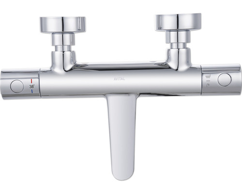 Avital thermostatische douchekraan voor wandmontage
