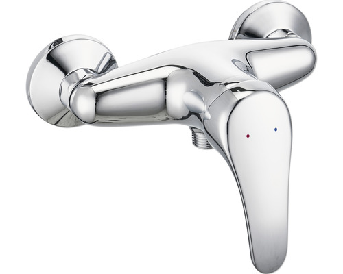 Douchekraan van metaal met enkele hendel