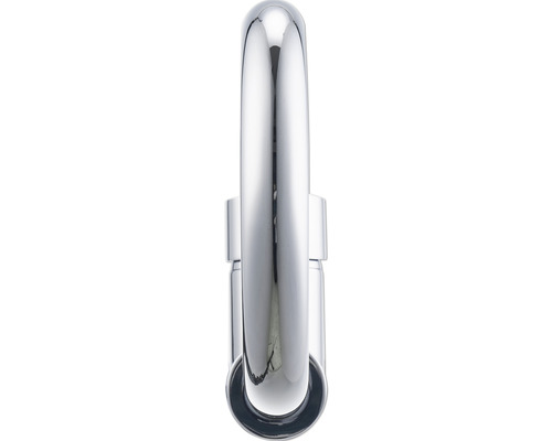 Metalen kraan, bovenaanzicht