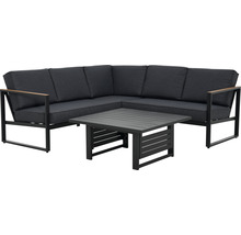 Hoekloungegroep met salontafel voor buiten