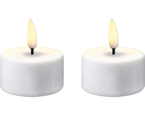 LAFIORA Kerstverlichting LED Waxinelichtje 2 st. Twee LED theelichten