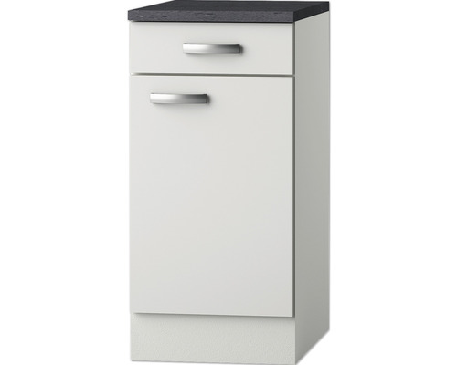 OPTIFIT Onderkast met schuiflade en draaideur Lagos286 wit 40x60x84,8 cm Keukenkast met lade en deur