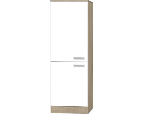 OPTIFIT Koelombouwkast tbv 88 cm inbouwkoelkast Zamora214 wit 60x60x174,4 cm Hoge kast met twee deuren en handgrepen