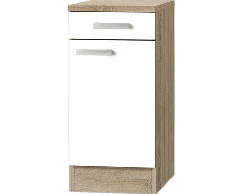 OPTIFIT Onderkast met schuiflade en draaideur Zamora214 wit 40x60x84,8 cm