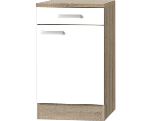 OPTIFIT Onderkast met schuiflade en draaideur Zamora214 wit 50x60x84,8 cm