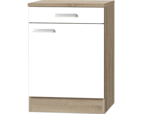 OPTIFIT Onderkast met schuiflade en draaideur Zamora214 wit 60x60x84,8 cm