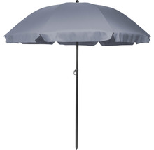 Grijze parasol met grondpen