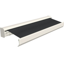 Knikarmscherm met zwarte stof