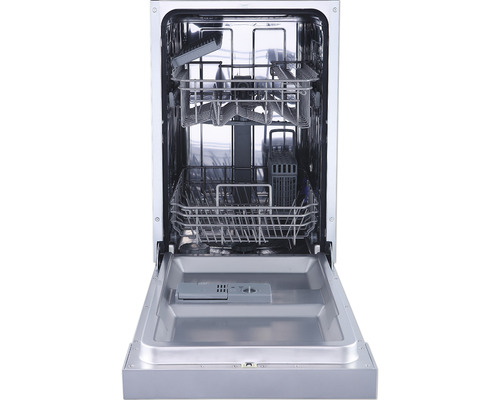 Open vaatwasser met vaatwaskorven