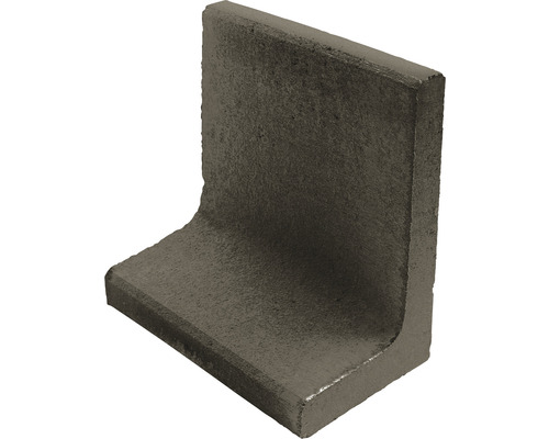 DIEPHAUS L-element antraciet 60x50x7 cm Stalen hoekprofiel