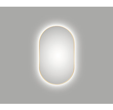DSK LED Spiegel Gold Oval 60x100 cm-thumb-0