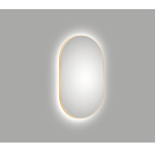 DSK LED Spiegel Gold Oval 60x100 cm-thumb-1