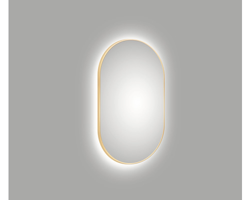 Spiegel LED OVAL BOLD Gold 