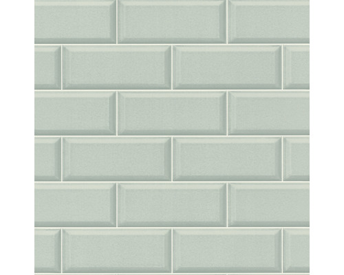 RASCH Vliesbehang 429947 Rhapsody steenoptiek blauw Rechthoekige tegels in metselverband