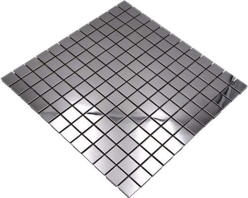 Mozaïektegel metaal RVS XCE 23G zilver 29,8x29,8 cm Vierkante metalen mozaïektegel