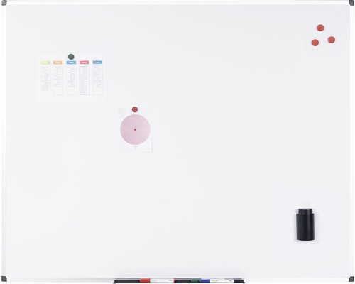 Magnetisch whiteboard met stiften en magneten